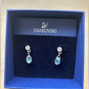 Swarovski drop disco earrings